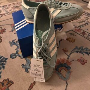 Adidas Ash Green Mint Green Trainers Sneakers-New-7.5 SL 72 OG